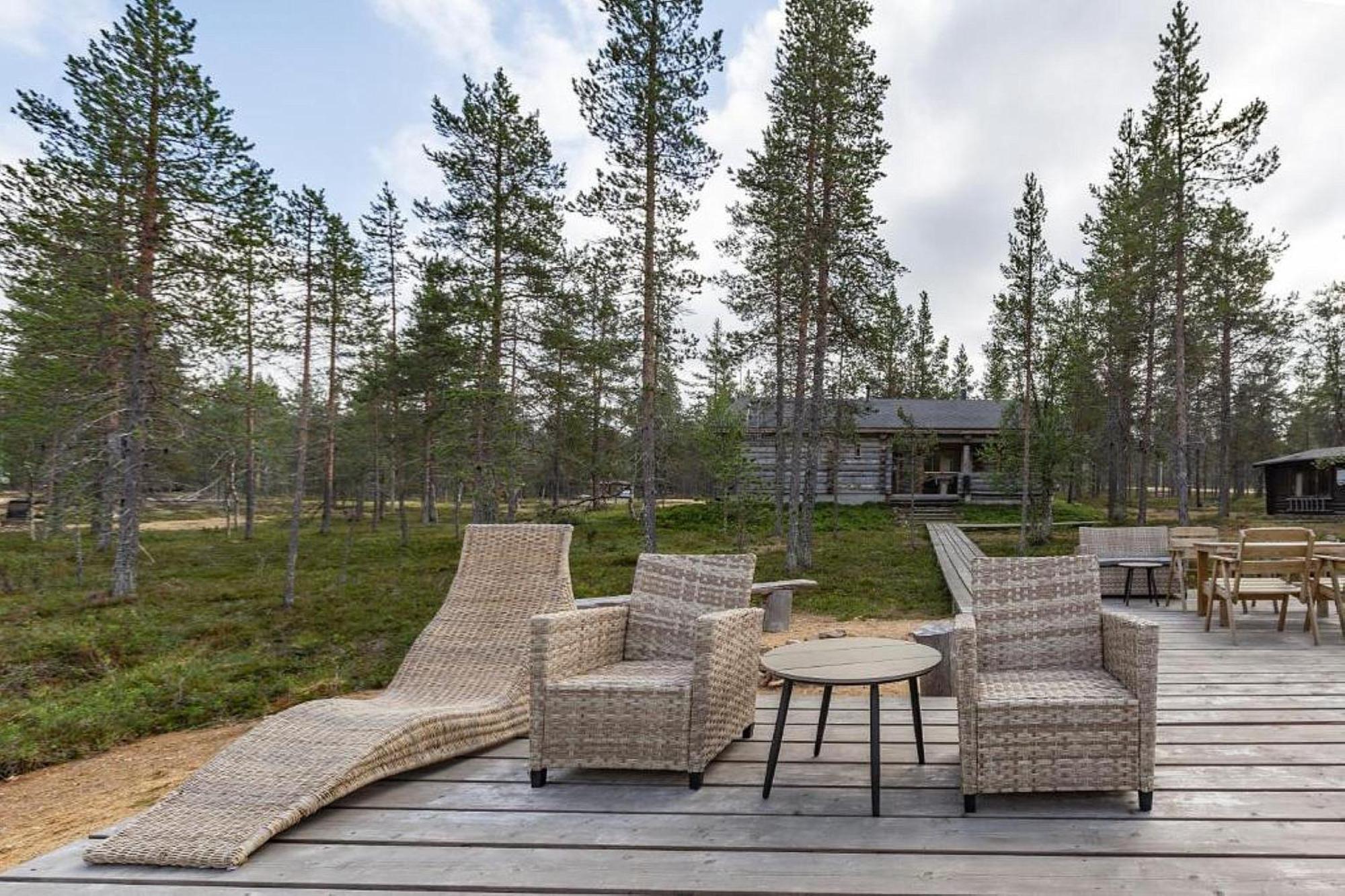 Kuukkeli Log Houses Villa Aurora "Pupula" Saariselkä Exteriör bild